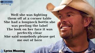 Toby Keith - A Little Less Talk And A Lot More Action | Lyrics Meaning