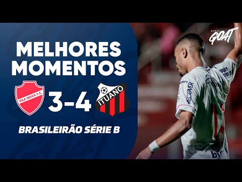 Gols e lances de Vila Nova-GO x Ituano
