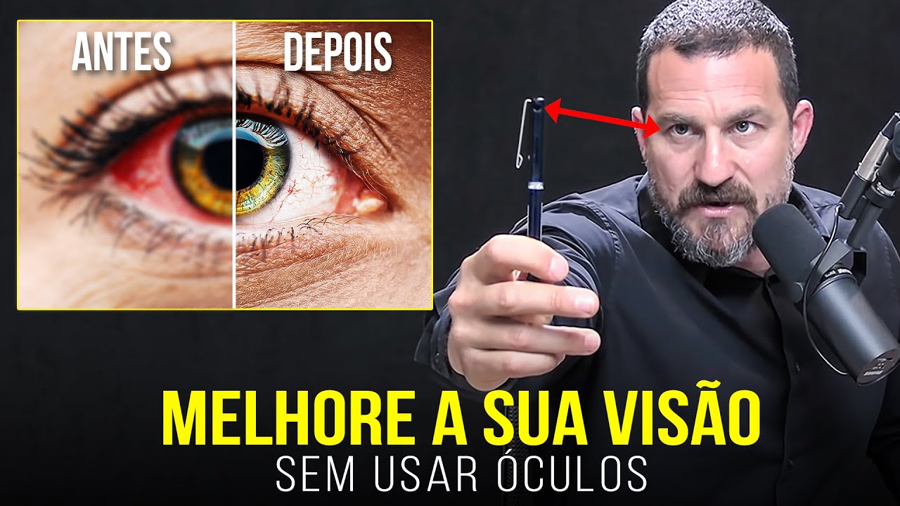 "Esse Simples Exercício Irá Melhorar Sua Visão" | Neurocientista Dr. Andrew Huberman