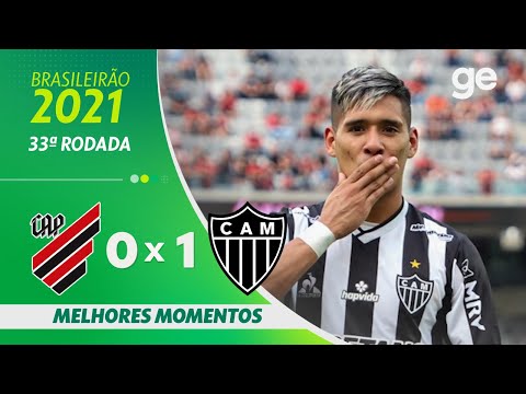 ATHLETICO-PR 0 X 1 ATLÉTICO-MG | MELHORES MOMENTOS | 33ª RODADA BRASILEIRÃO 2021| ge.globo