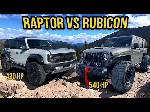 New Bronco Raptor vs Jeep Rubicon 392 Off-Road (Head to Head)
