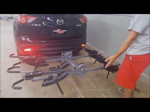 Swagman Quad 2+2 Hitch Mount Bike Rack Set Up