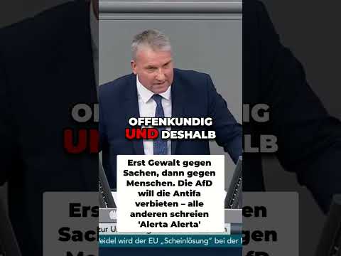 Bundestag Erupts: “Alerta Alerta” Instead of Banning Antifa