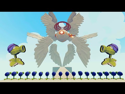 PEA SHOOTER  vs  ALL BOSS UNITS - Totally Accurate Battle Simulator TABS