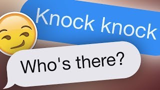 12 Hilarious Knock Knock Jokes Text Messages [No Voice]
