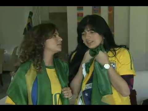 Aline Barros e Fernanda Brum no domingão do Faustão 27/06