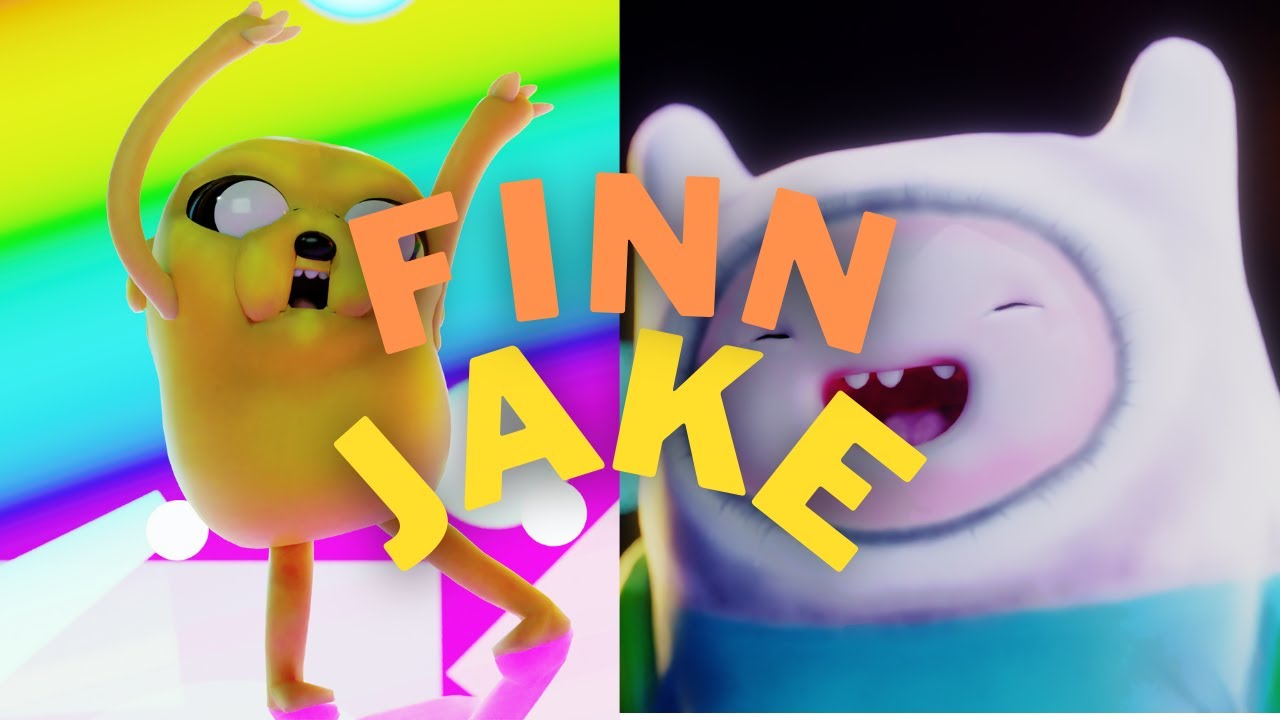 Finn & Jake 3D Models (Blender Animation/Model Showcase)