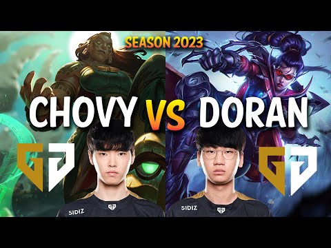 GEN Chovy vs GEN Doran - Chovy ILLAOI vs VAYNE Top - KR Ranked