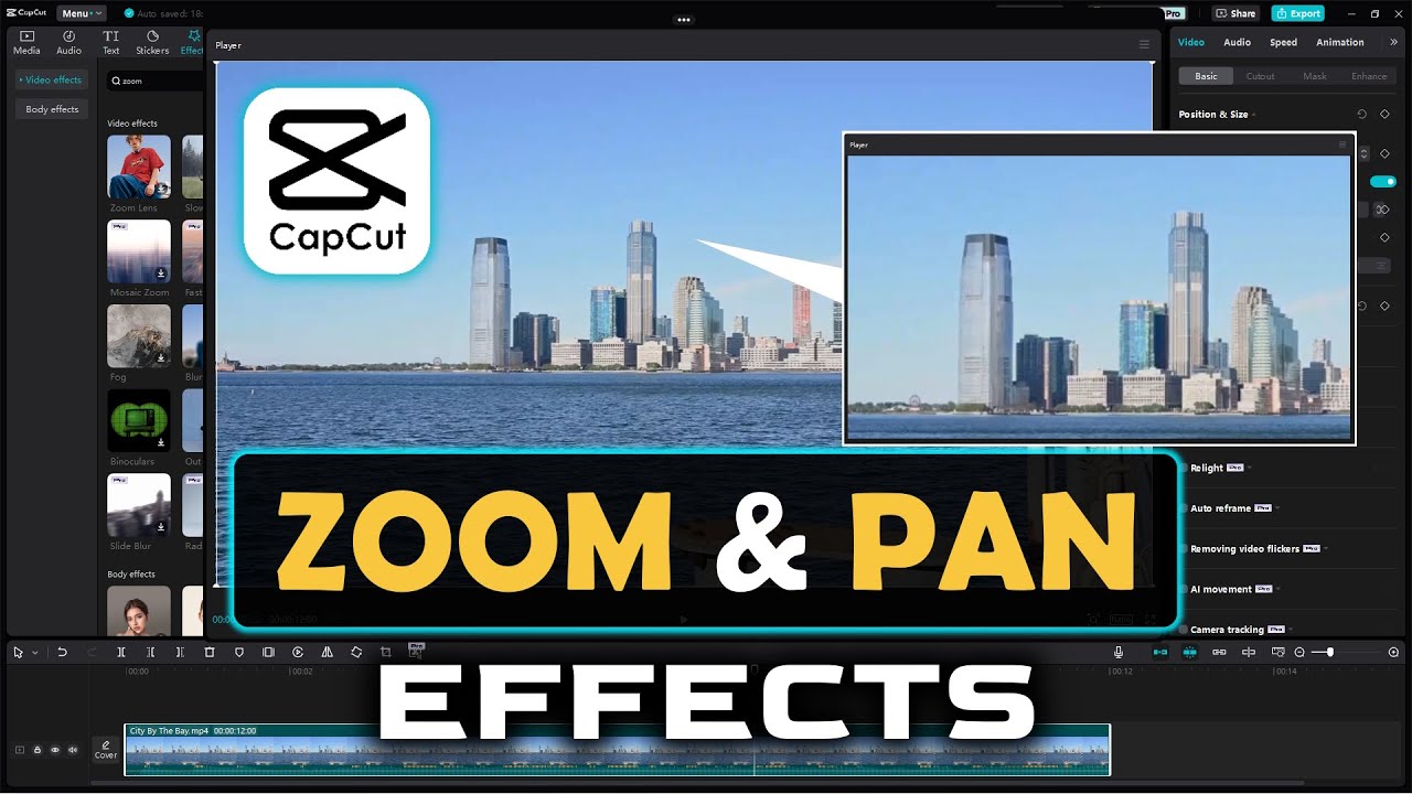 How To Zoom In CapCut PC (Adding Smooth Zooming and Panning Animations)