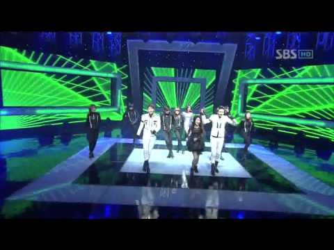 X-CROSS - MINE ME (엑스크로스-Mine me) @SBS Inkigayo 인기가요 20111218