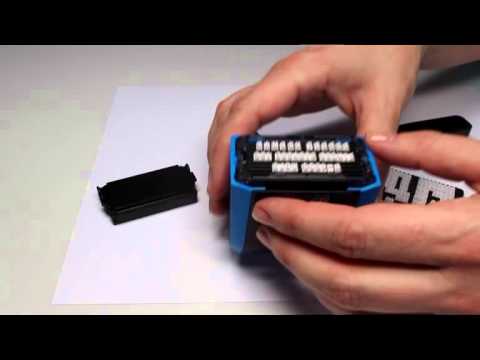 Trodat How to Set a DIY Stamp | Euroffice