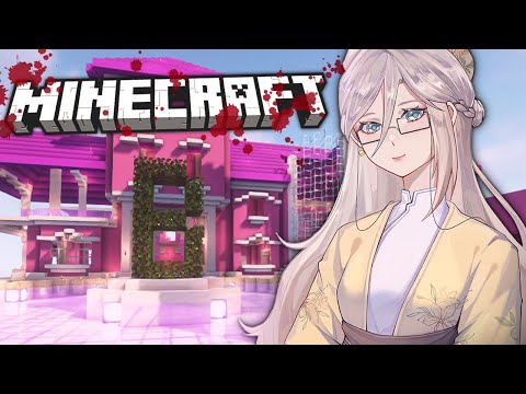 【MINECRAFT】 THE DREAM HOUSE GETS UPGRADES (a demon summoning circle) 【NIJISANJI EN | Aia Amare 】