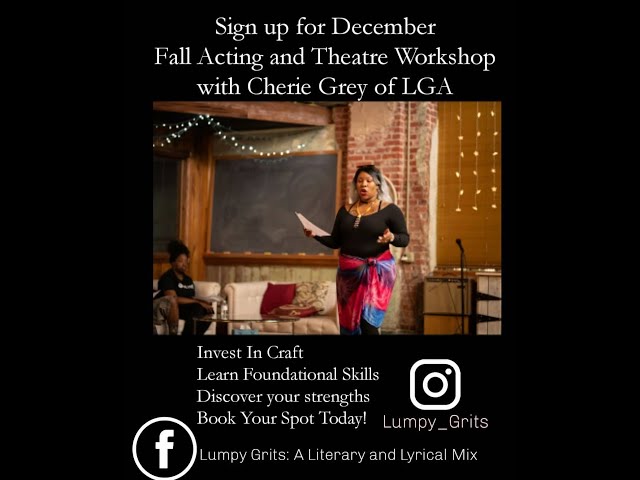 Acting and Theatre Workshop with Cherie Gray promo