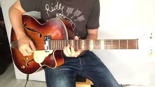 Video thumbnail for Framus 5/59 Sorella 1958 archtop guitar with Schaller pickup demo by Guitar Harbor Guitars
