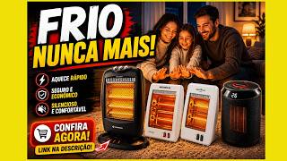 🔥 FRIO NUNCA MAIS! Os 4 Melhores Aquecedores Elétricos Portáteis De 2026