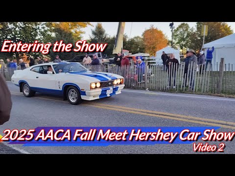 2025 Hershey AACA Fall Meet Entering the Show Video 2