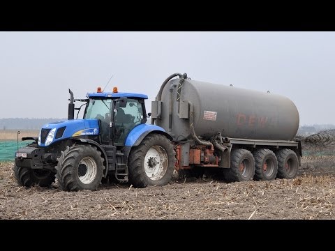 New Holland T7050 & DEWA 26m³ - Loonw. Van De Voorde Hendrik