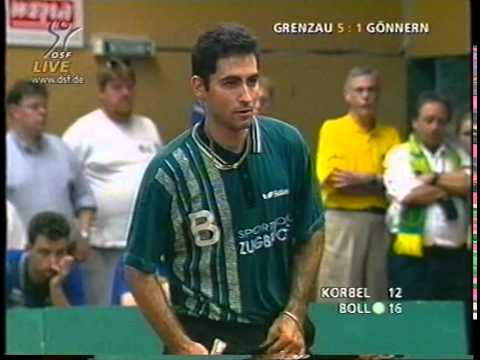 Tischtennis Bundesliga: Petr Korbel vs Timo Boll 1998