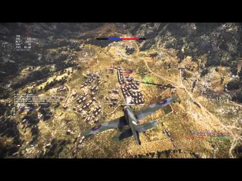 Hurricane Mk IV Air Target Fun! - War Thunder - LombaxJord