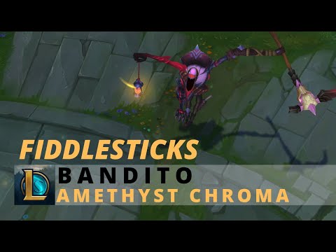 Bandito Fiddlesticks Amethyst Chroma - League Of Legends