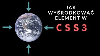 CSS3 - Wyśrodkowanie elementu na stronie internetowej