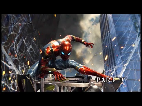 SPIDERMAN PS4 Playthrough Part 9 - Helicopter Disaster