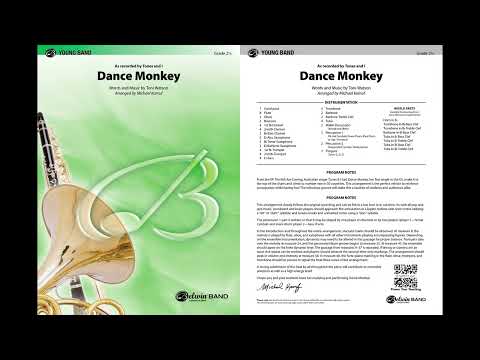 Dance Monkey, arr. Michael Kamuf – Score & Sound