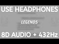 Juice WRLD - Legends (8D AUDIO + 432Hz)