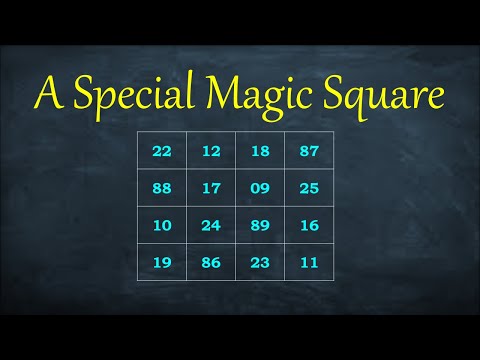 #Ramanujan | A Special Magic Square | Ramanujan’s Magic Square