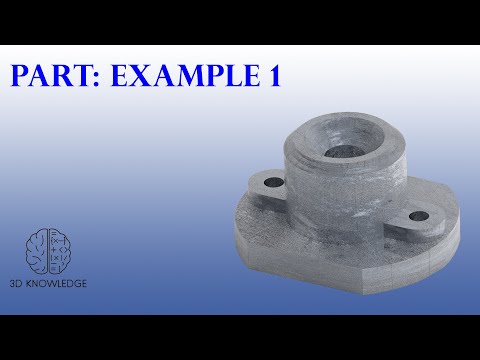 Basic 3D Modeling - Exercise 1 for Beginners in PTC Creo Parametric