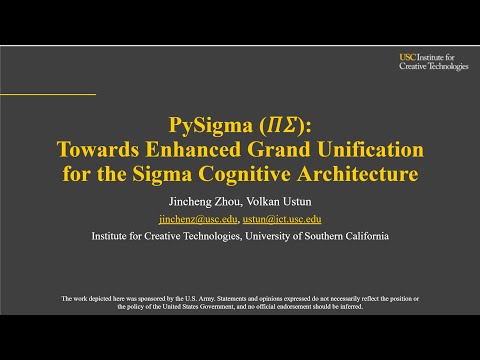 PySigma: Towards Enhanced Grand Unification for the Sigma Cognitive Architecture (AGI-21)
