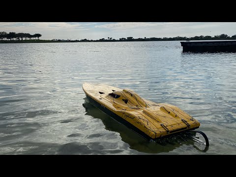 57 inch Gas RC boat 34cc!!!