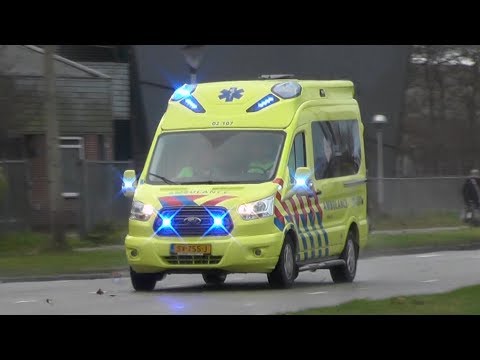 [Wail][08.12.2018] Novaris XL & Silverline Ambulances met spoed in Leeuwarden