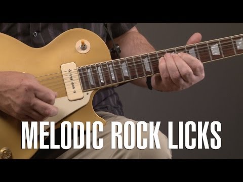 Melodic Rock Licks Guitar Lesson