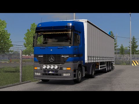 Euro Truck Simulator 2, Short Trip With Actros MP1