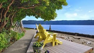 preview picture of video 'Magnificent Waterfront Lodge Style Home in Lilliwaup, Washington'