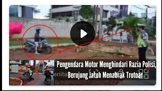 Download lagu Pengendara Motor Menghindari Razia Polisi, Berujung Jatuh Menabrak Trotoar mp3 Download lagu Pengendara Motor Menghindari Razia Polisi, Berujung Jatuh Menabrak Trotoar mp3