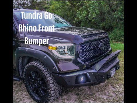 TOYOTA TUNDRA 1794 GO RHINO FRONT BUMPER BR5 REVIEW