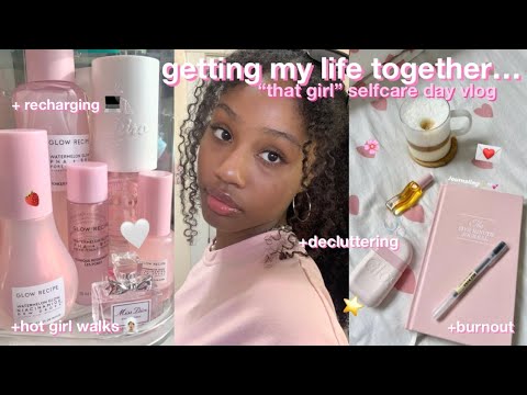 getting my life together : “that girl” reset vlog 🧖🏽‍♀️🌸🫧 | selfcare day, recharging, +tips
