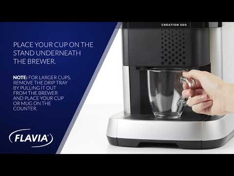 FLAVIA® Creation 500 | How to Brew Coffee, Tea or Hot Chocolate