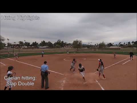 Caelan Koch 2019 High School Softball Highlight Video - Hitting - 2020 Pitcher Slapper