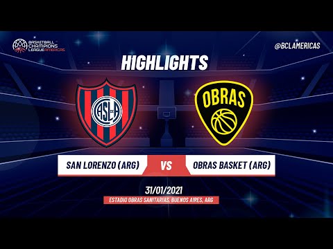 SAN LORENZO vs. Obras Sanitarias - Game Highlights