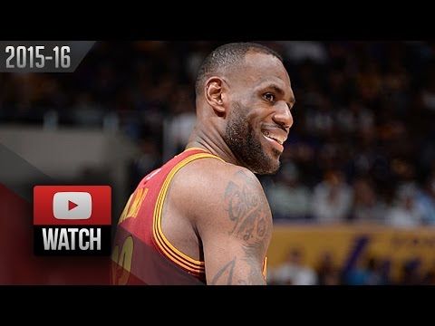 LeBron James Full Highlights at Lakers (2016.03.10) - 24 Pts, 7 Ast, BEAST!