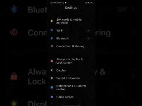 Font Style and Themes in Redmi Note 10 Global version