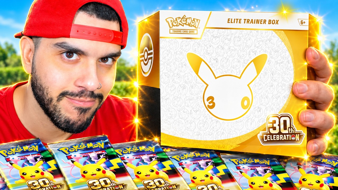 ABRINDO CAIXAS DE POKÉMON 30 ANOS!