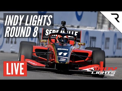 2021 Indy Lights Race 8 - Belle Isle Park , Live, full race