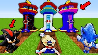ВЫБЕРИ ПРАВИЛЬНАЯ СЕКРЕТНАЯ БАЗА СОНИК EXE МУТАНТ В КИНО МОГИЛА SONIC ТРОЛЛИНГ ЛОВУШКА МАЙНКРАФТ