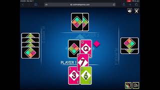 Playing crazy eights on coolmathgames.com