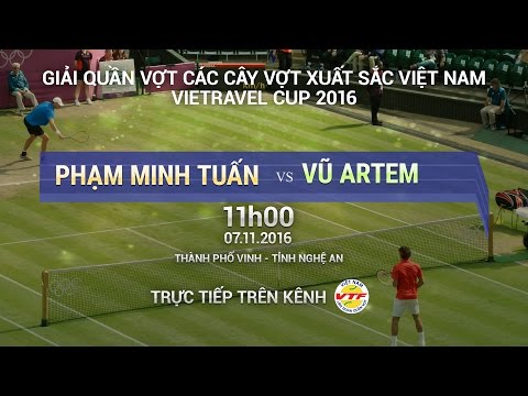 PHẠM MINH TUẤN VS VŨ ARTEM - CÁC CÂY VỢT XUẤT SẮC 2016 | FULL