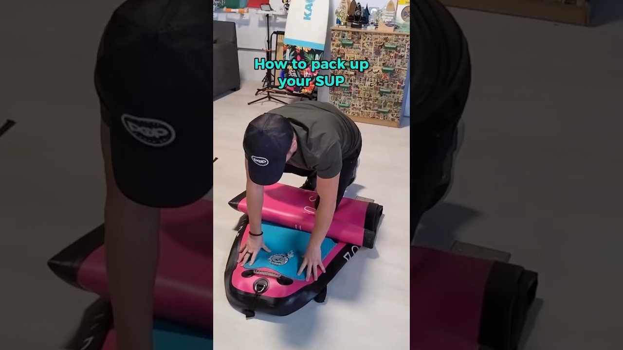 Quick & Easy SUP Pack-Up Tutorial #paddleboards #paddleboarding #standuppaddle